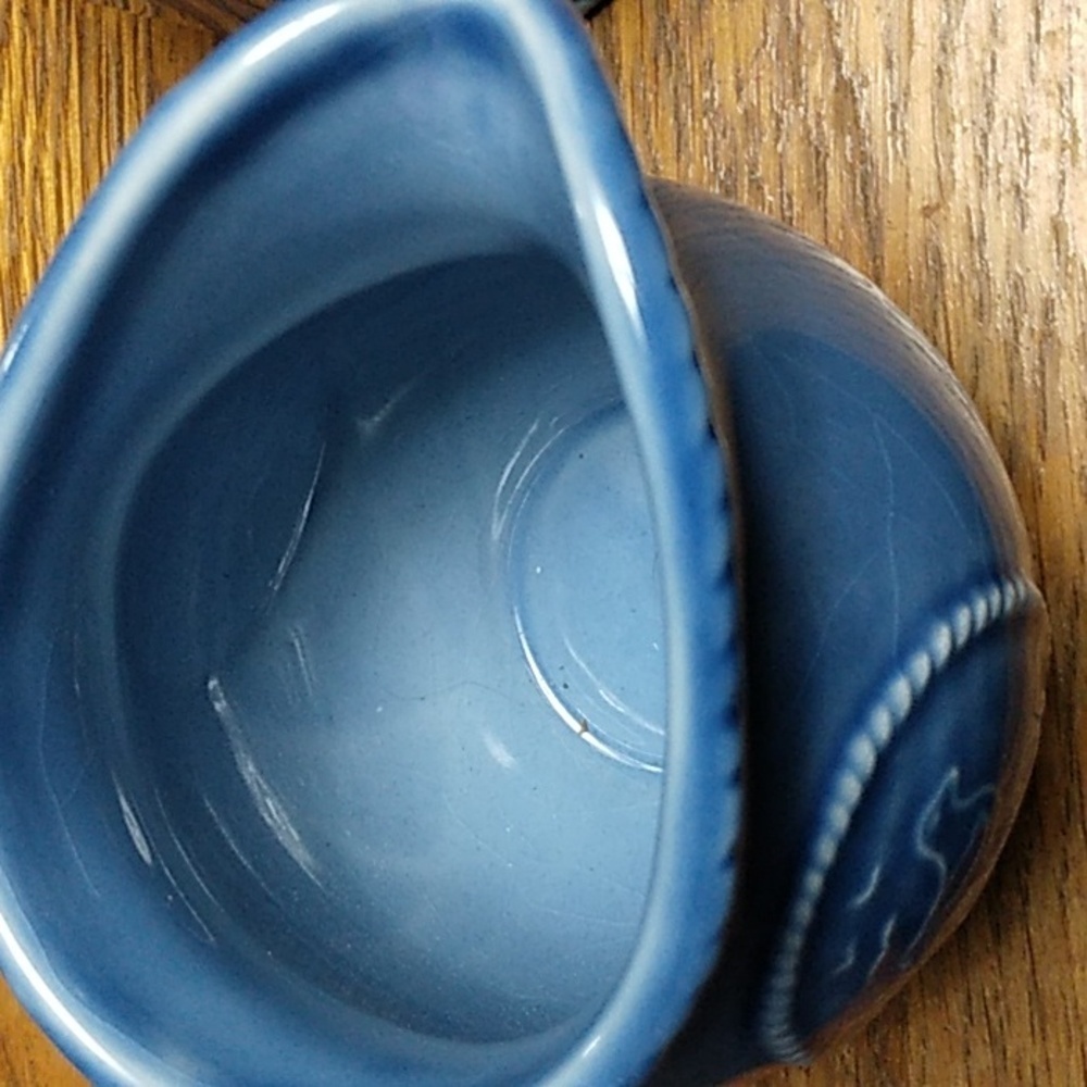 American Antelier Nautical Blue stoneware - Picture 3 of 7